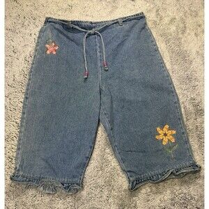 Disney Pooh 100 Acre Wood‎ OOAK Denim Shorts Womens XS Youth 14 Y2K Piglet Pooh